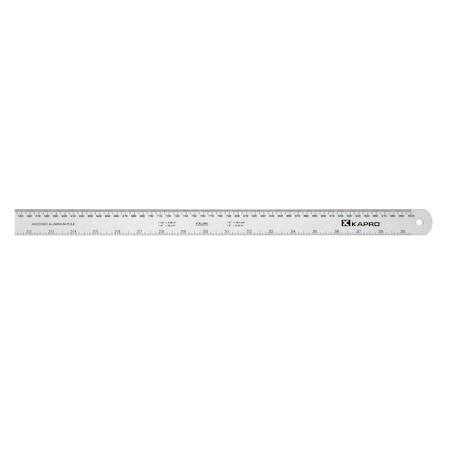 Kapro 306 Aluminum Ruler w/Conversion Tables-1/16 & mm 12" 306-12